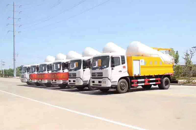 程力高端品質(zhì)環(huán)衛(wèi)車聯(lián)合疏通車垃圾車批量發(fā)車